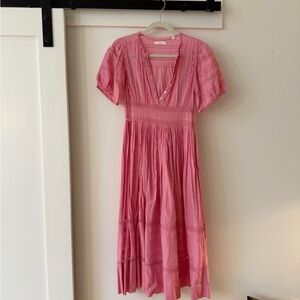 Dôen Violet dress in carnation pink